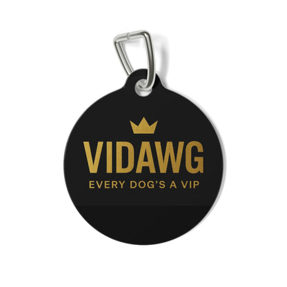 Personalized Pet Tag | VIDAWG 'Every Dog's a VIP' | Custom Dog ID Tag, Pet Accessories, Gifts for Pet Lovers, Dog Tag, Pet Ownership