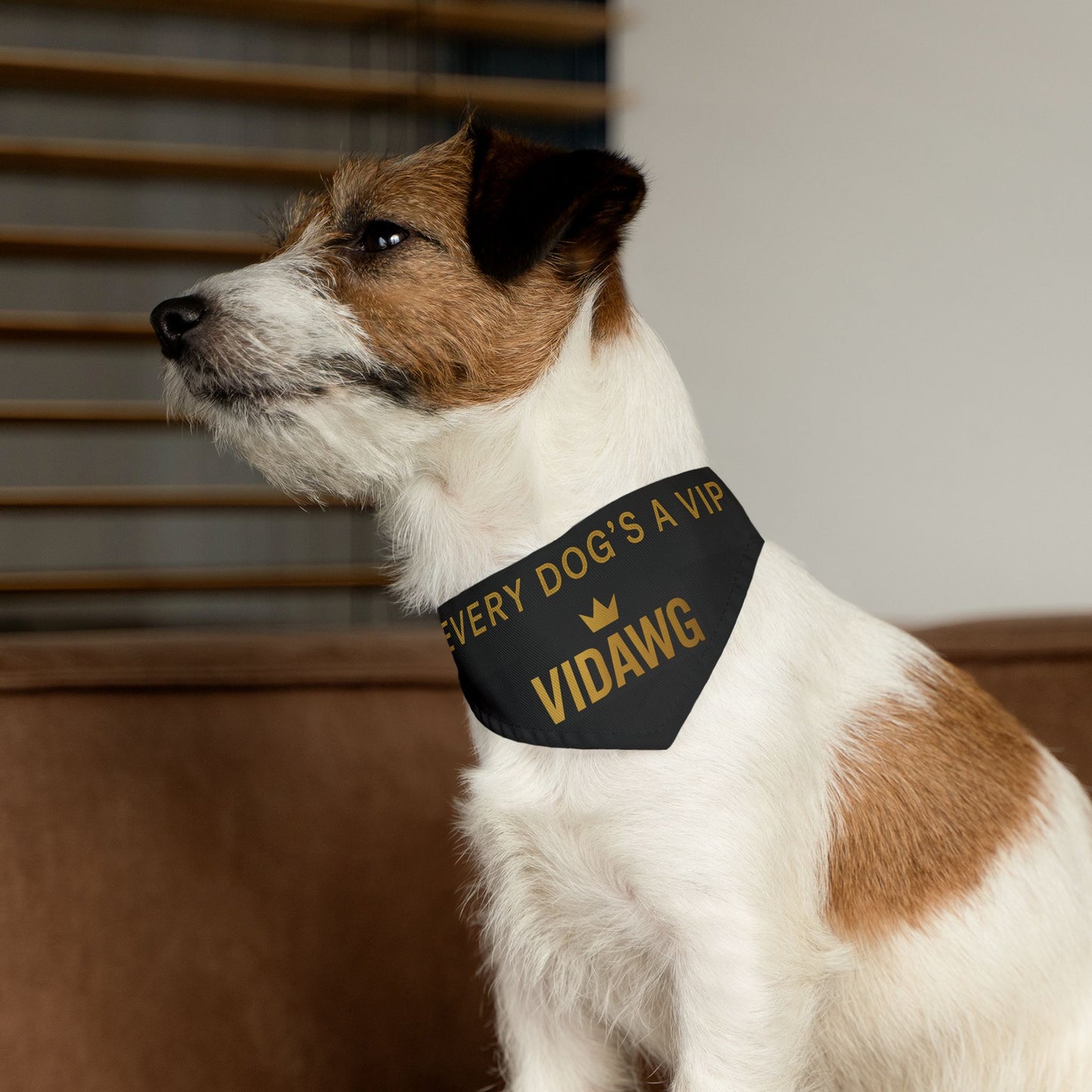 Stylish Pet Bandana Collar - "Every Dog's a VIP" - Perfect for Dog Lovers, Gifts, Celebrations, and Everyday Wear, Custom Pet [...]