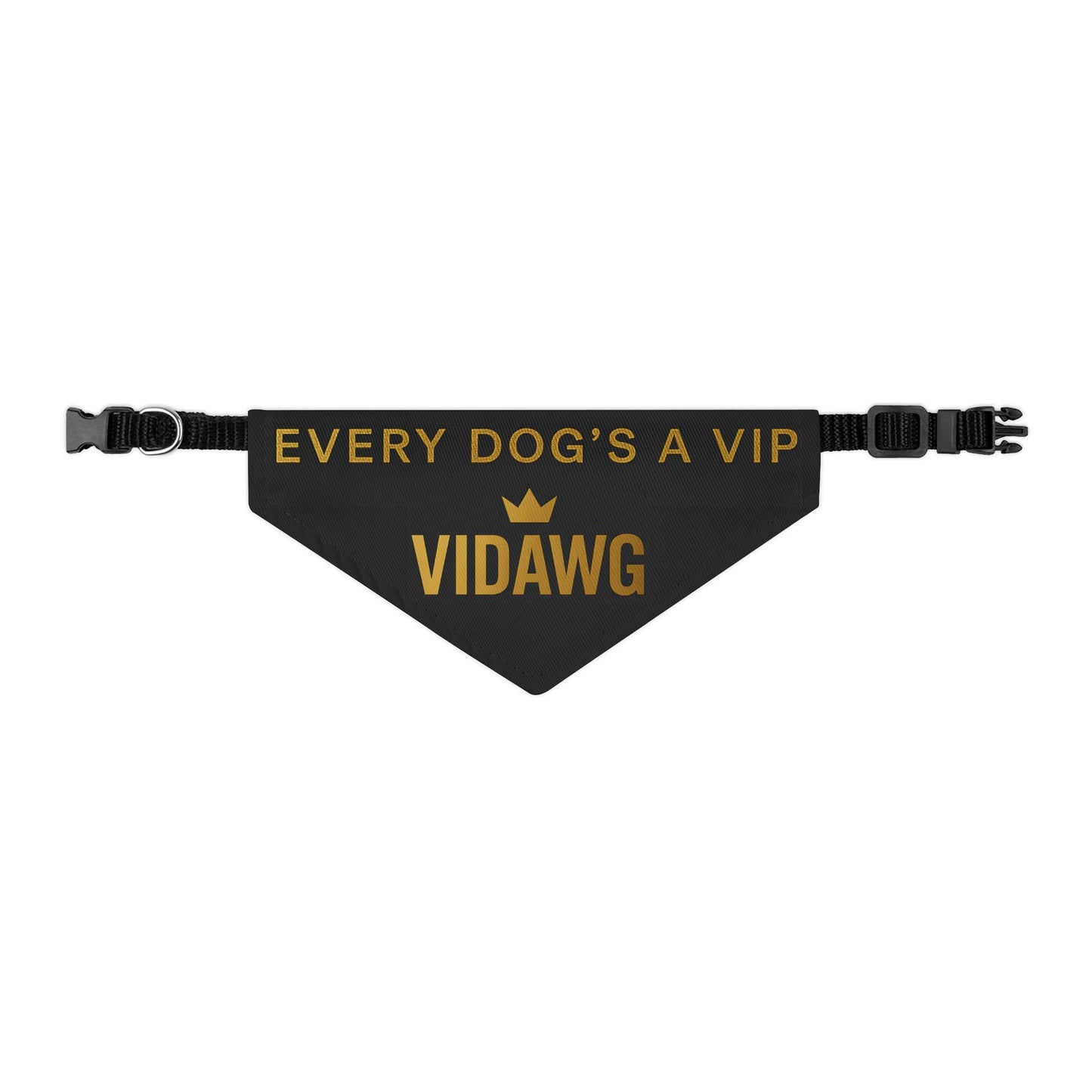 Stylish Pet Bandana Collar - "Every Dog's a VIP" - Perfect for Dog Lovers, Gifts, Celebrations, and Everyday Wear, Custom Pet [...]