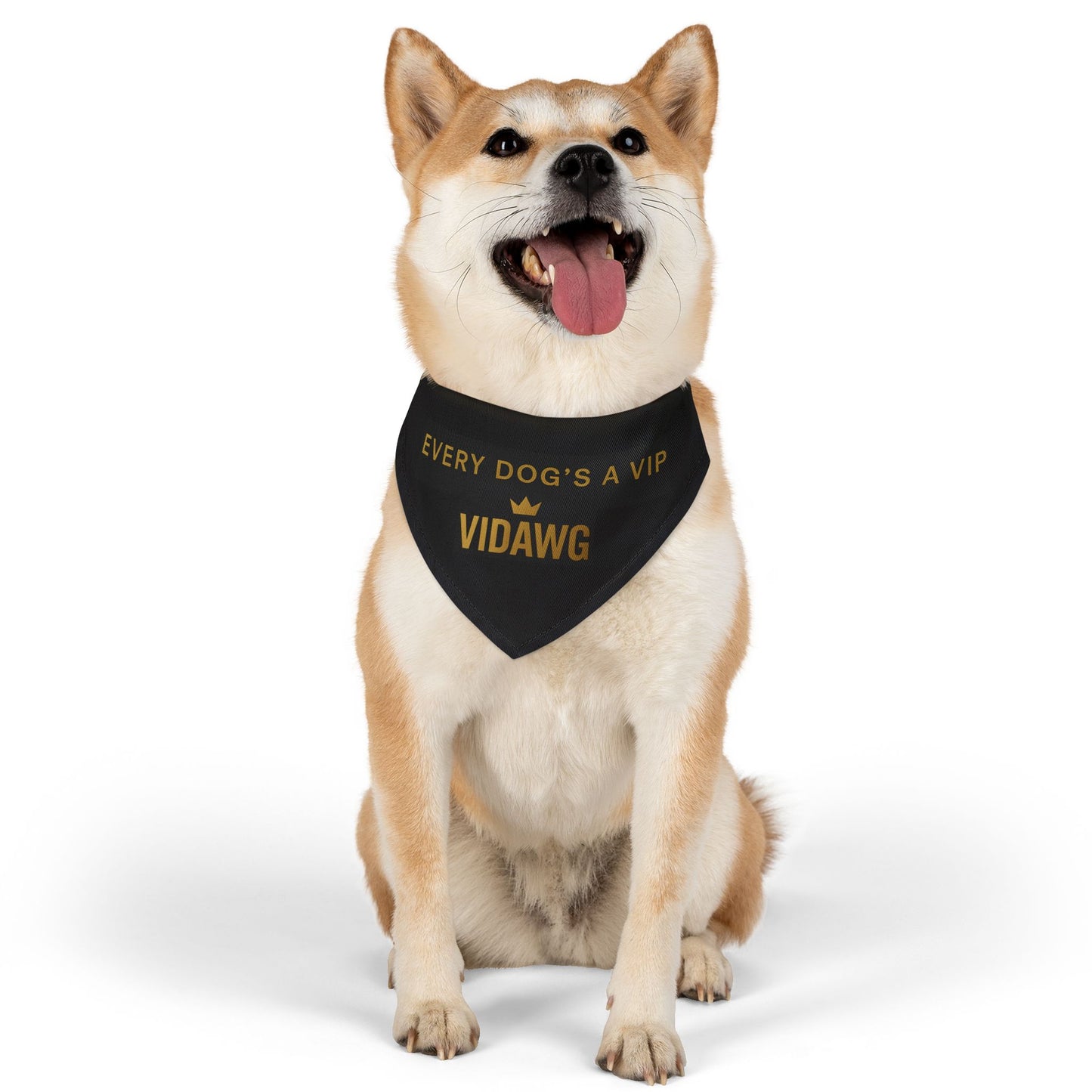 Stylish Pet Bandana Collar - "Every Dog's a VIP" - Perfect for Dog Lovers, Gifts, Celebrations, and Everyday Wear, Custom Pet [...]