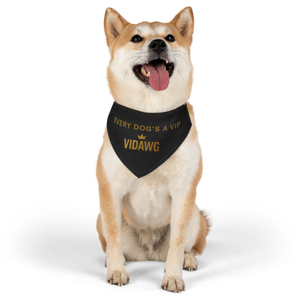 Stylish Pet Bandana Collar - "Every Dog's a VIP" - Perfect for Dog Lovers, Gifts, Celebrations, and Everyday Wear, Custom Pet [...]